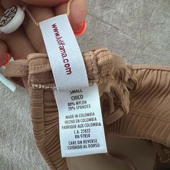 Luli Fama River Dance Underwire Top - Coconut - Size Small - Brand New - Picture 2 of 5